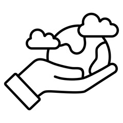 save the planet icon