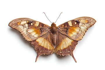 Naklejka premium Butterfly isolated on white background. Clipping path included