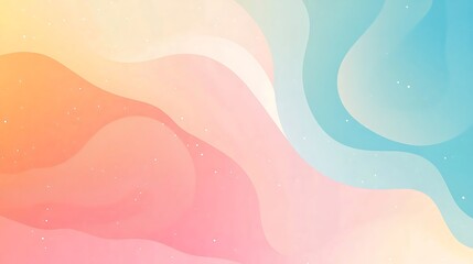 Abstract Pastel Wave Background Design