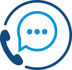 Call center icon, customer service icon isolated on white background. Vector, cartoon illustration. Vector.