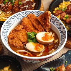 Japanese Curry Udon with Katsu