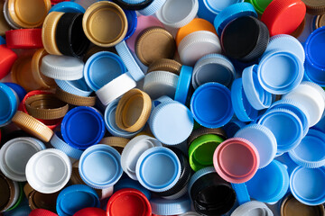 Close up plastic bottles for recycling to conserve the environment, recycling, reuse, garbage disposal, save the world concept.