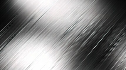 Smooth Reflective Metal Plate with Slight Scratches in Detail