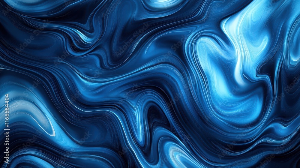Poster blue gradient smooth gradient background. generative ai.