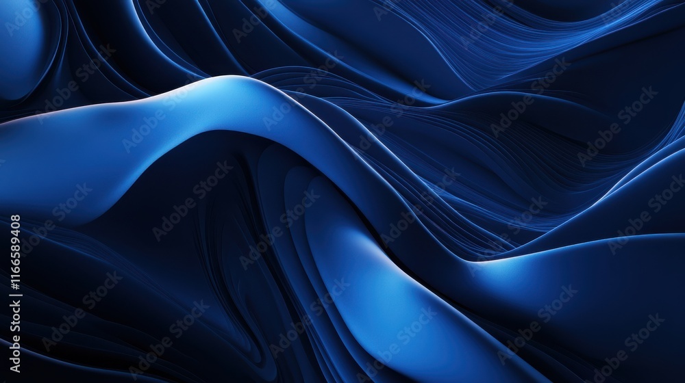 Poster a gradient blue background with smooth transition from dark to light blue, suitable for various crea