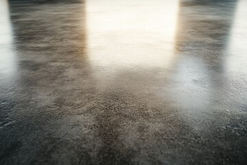 Polished Concrete Surface with Subtle Imperfections for Modern Interiors