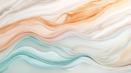 Obraz premium Abstract background with soft pastel waves. Gradient colors. For designing apps or products.