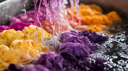 Vibrant Hues: Textile Dyeing Process
