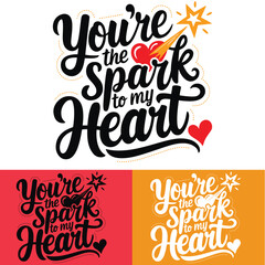 Quotes text vector for T-shirts and card printing related to show love feelings on valentines day/ happy marriage cards / relationship cards 