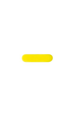 Three-dimensional minus sign. Color clay yellow