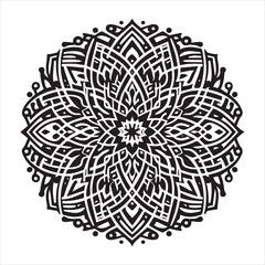luxury mandala pattern Vector illustration - Mandala design for coloring page design
