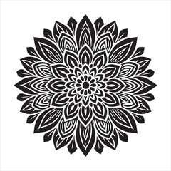 luxury mandala pattern Vector illustration - Mandala design for coloring page design

