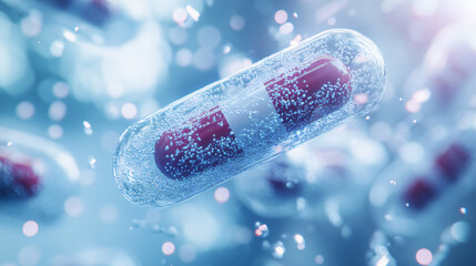 Integration blockchain biotechnology concept Bitcoin coin DNA strand futuristic capsule innovation data security biotech evolution wallpaper industry advertising medical macro money finance plant cell