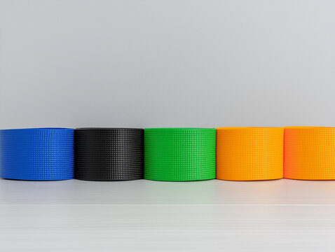 Additional Display of Martial Arts Belts and Mats