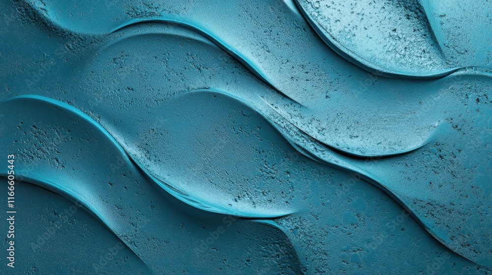 Poster abstract solid teal background with fine and subtle texture
