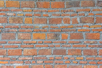 Red Brick Wall for Brickwork Background Design