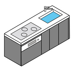 キッチン_イラスト