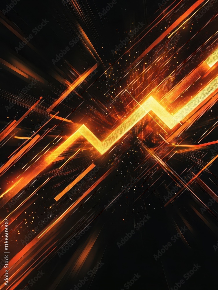 Poster vector technical design with arrows. eps 10