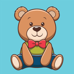 Fototapeta premium teddy vector design