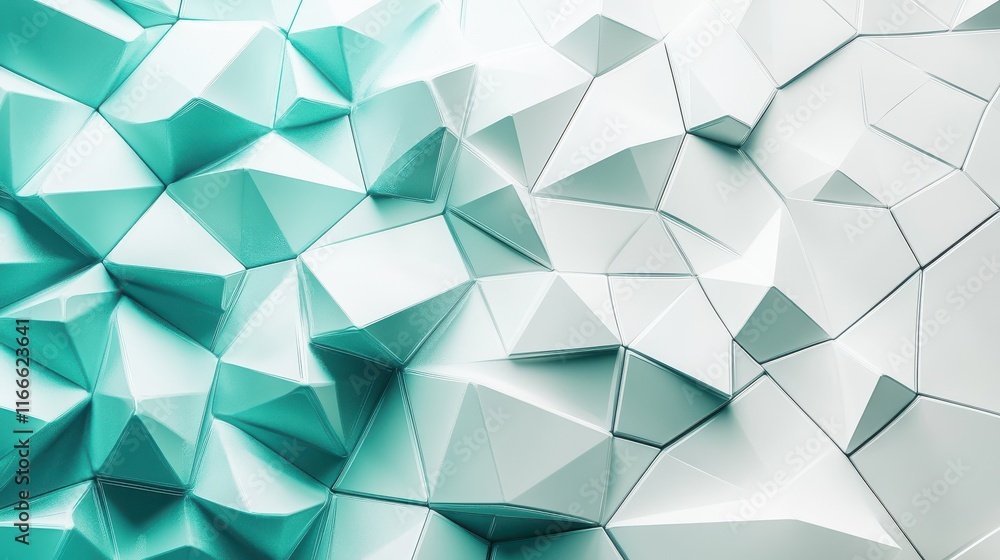 Poster a sleek and colorful plexus-style background with white and teal nodes for a tech template, simple a