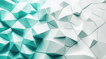A sleek and colorful Plexus-style background with white and teal nodes for a tech template, simple and high-quality image