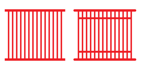 Jail icon. simple flat trendy style vector Jail icon on white background. Jail icon vector isolated on white background, logo concept of Jail sign on transparent background, black filled symbol