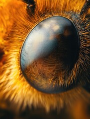 Obraz premium Bee's Eye Close Up