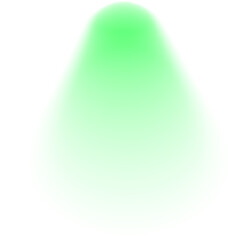 Green light background transparent