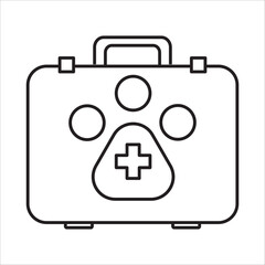 Vetinary icon outline vector