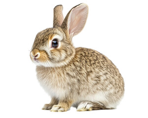 Obraz premium Isolated Baby Brown Rabbit