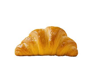 Isolated Golden Croissant