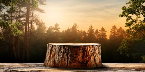 Wooden Tree Rings Showcasing the Rich Texture and Timeless Design