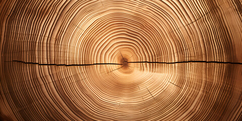 Close-Up of Wood Rings