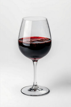 A Glass of Exquisite Red Wine Awaiting Enjoyment Still Life Photography