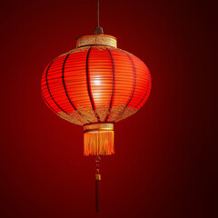 Lamp light red lantern