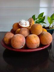 Fresh cotton Fruit with Juicy Pulp Display
