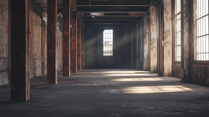 Industrial Warehouse Interior with Organized Shelves, Stacked Pallets, and Spacious Logistics Workspace






