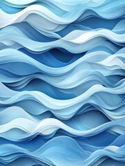 Fototapeta premium Elegant waves background. Vector illustration