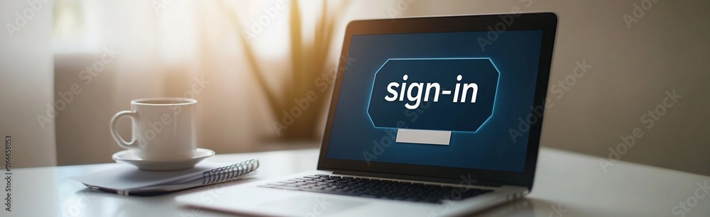 Poster Laptop displaying 
