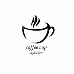 Coffee cup logo icon design