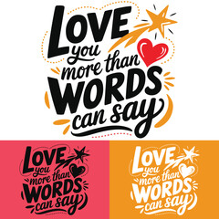 Quotes text vector for T-shirts and card printing related to show love feelings on valentines day/ happy marriage cards / relationship cards 