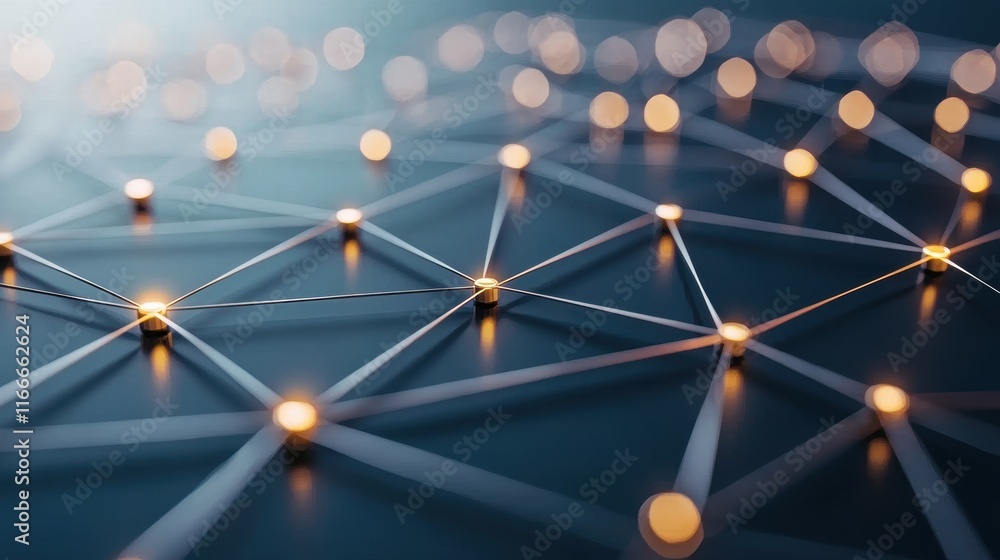 Aufkleber a network of interconnected devices forming the shape of a globe, representing the global reach of t
