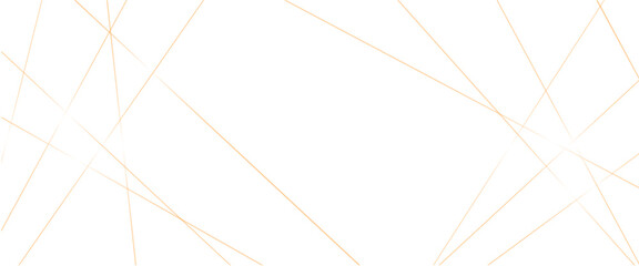 Vector seamless luxury geometric premium golden random chaotic lines on transparent background.