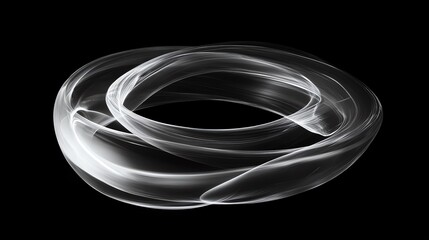 Fototapeta premium Intertwined Rings of Light