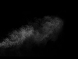 smoke on black background