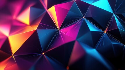 Abstract Colorful Geometric Polygonal Structure