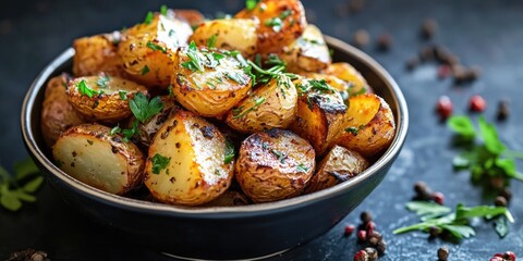 Roasted Potatoes with Herbs and Spices