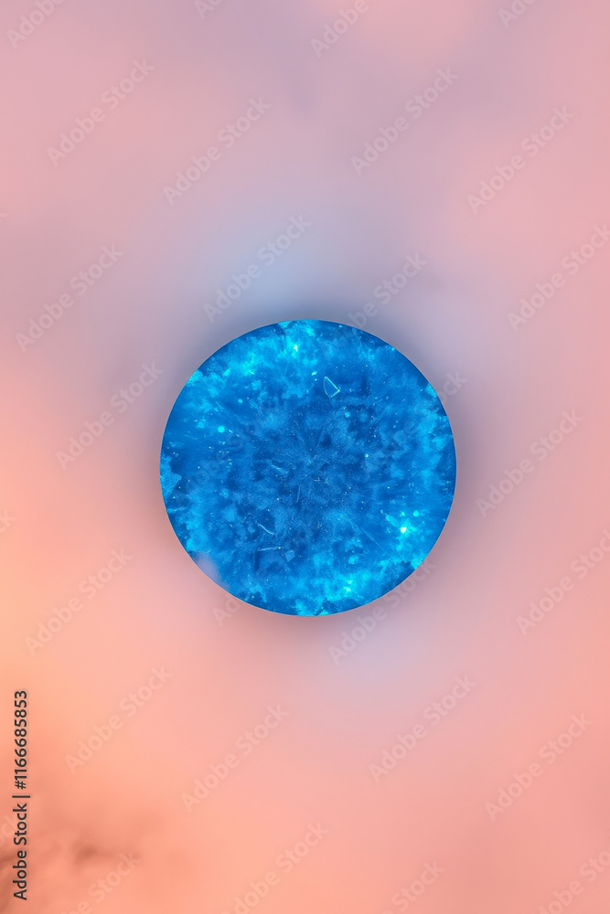 Aufkleber abstract circular with gradient background