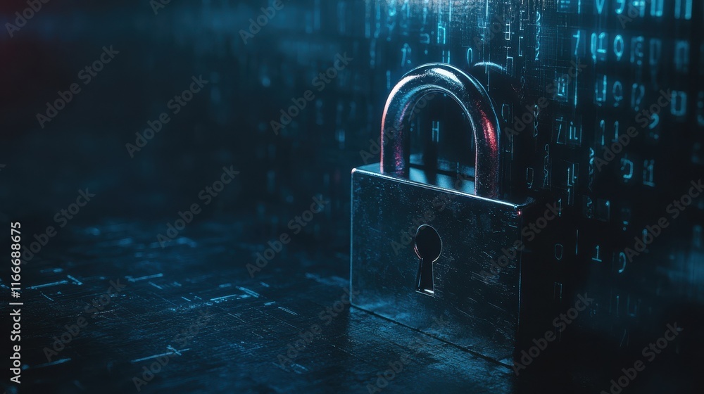 Poster minimalistic horizontal wallpaper regarding cybersecurity and privilege access management