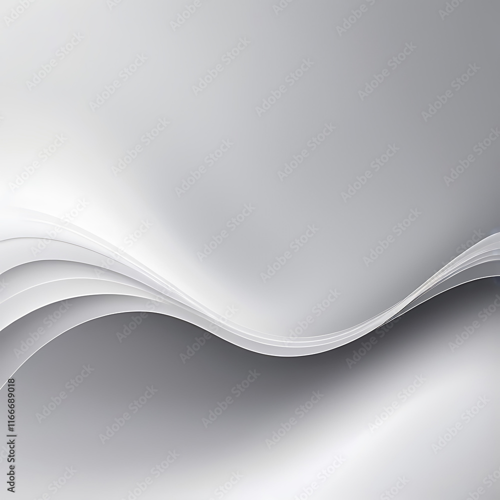 Poster abstract grey and background poster with dynamic waves. technology network vector illustration, ai
